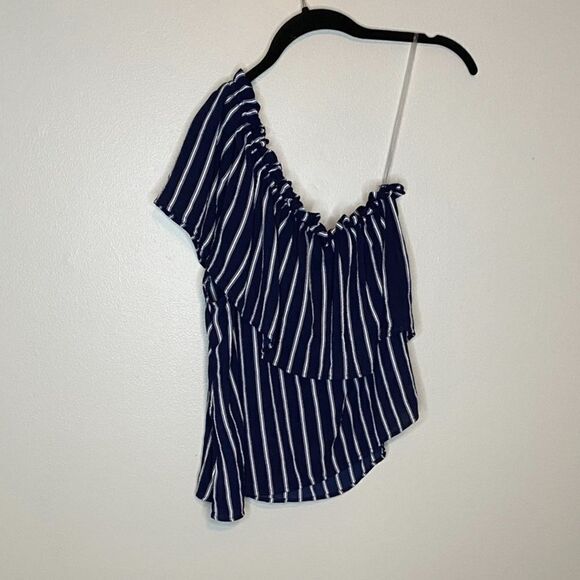 BP Nordstrom One Shoulder Ruffle Top - Picture 2 of 4